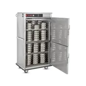 FWE BT-96120 96-120 Plate Heated Banquet Cabinet, 2-Door Steel, 73-78" Height, Casters, 90-190°F 3 image