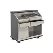 FWE CB-4 60 lb. Ice Bin Removable Speed Rack-47" Portable Bar-Laminate Front 1 image