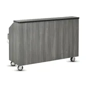 FWE CB-5 60 lb. Ice Bin Removable Speed Rack-59" Portable Bar-Laminate Front 4 image