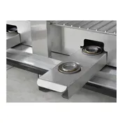 FWE E-1200 2-Door Heated Holding Cabinet, 120 Plate Capacity, 3 Shelves, Heat Drawer, 6" Casters 5 image