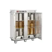 FWE E-1200-XL 2-Door Heated Banquet Cabinet, 120-144 Plates, 73"-78", Stainless Steel, Electric 3 image