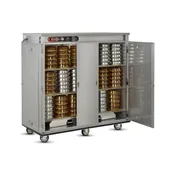 FWE E-1500-XXL Height 2-Door Heated Banquet Cabinet, 150-180 Plates, Electric, Steel, 73"-78" 4 image