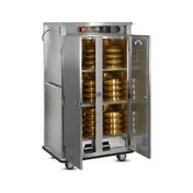 FWE E-900 Full Height 2-Door Solid Heated Holding Cabinet, 90-108 Plates, 73"-78" Height, 3 Shelves 3 image