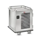 FWE ETC-1520-10 Stainless Steel 10 Tray Mobile Patient Meal Delivery Cart 1 image