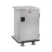 FWE ETC-6 Stainless Steel 6 Tray Mobile Patient Meal Delivery Cart 1 image