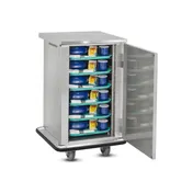 FWE ETC-6 Stainless Steel 6 Tray Mobile Patient Meal Delivery Cart 4 image