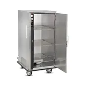 FWE P-108 1-Section 1-Door Heated Banquet Cabinet, 108 Plate Capacity, Humidity Controls, 6" Casters 4 image