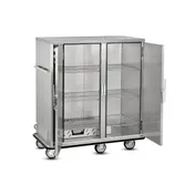 FWE P-120-2 Full Height 2-Door Solid Heated Holding Cabinet, 120 Plate Capacity, Stainless Steel 4 image