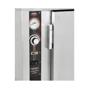 FWE P-120-2-XL 1-Section 2-Door Holding Cabinet, 55"-60" Height, 120 Capacity, Humi-Temp, 6" Casters 5 image