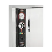 FWE P-200-2-XL Full 2-Door Heated Cabinet, 200 Plate Capacity, Humidity, 4 Shelves, 6" Casters 6 image