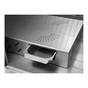 FWE P-200 1-Section 2-Door Solid Heat Banquet Cabinet 67"-72" Height, 200 Plate Capacity, Stainless 5 image