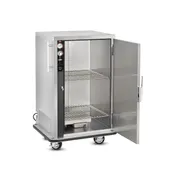 FWE P-48 1-Door Heated Banquet Cabinet, 48-Plate Capacity, Stainless Steel, Controls, 6" Casters 4 image