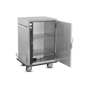 FWE P-48-XL Height 1-Door Solid Cabinet, 48 Plates, 49"-54" Height, Stainless, Humidity Controls 3 image