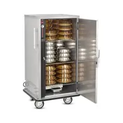 FWE P-60 55"-60" 1-Door Heated Banquet Cabinet, 60 Plate Capacity, Thermostat Control, 6" Casters 3 image
