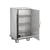 FWE P-60-XL 1Sec 1-Door Heated, 55"-60" H, 60 Plates, Elec Heat, Humid Ctrl, Stainless, 3 Shelves 4 image