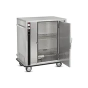 FWE P-72-XL 1-Section 1-Door Holding, 49"-54" H, 72 Plate Capacity, Humidity-Temp Heat, 6" Casters 4 image
