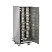 FWE P-80 Heated Cabinet - 1-Section, 1-Door, 64-80 Plate Capacity, Humid-Temp Heat, 6" Casters 5 image