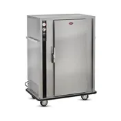 FWE P-90-XL Full Height 1-Door Solid Heated Banquet Cabinet, 90 Plate Capacity, Steel, 6" Casters 1 image