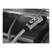 FWE SBBC-8 (2) 50 lb. Ice Bin Removable Speed Rack-95" Portable Bar-Stainless Steel Exterior 4 image
