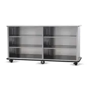 FWE SPSC-8 Weather All Series-92" Portable Back Bar-Stainless Steel Exterior 1 image