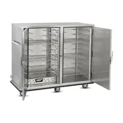 FWE UHS-BQ-120-XL 55"-60" 2-Door Heated Cabinet, 120 Plate Capacity, Controls, 6" Casters 4 image