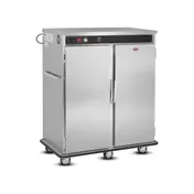 FWE UHST-GN-96120-BQ 54" 2-Door Heated Banquet Cabinet, 96-120 Plate Capacity, 90-190°F, Casters 1 image