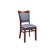 G & A 4610 Mirage Side Chair, Upholstered Back & Seat, European Beechwood Frame 1 image
