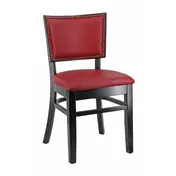 G & A 4681-FP Indoor Elton Side Chair with Upholstered Padded Seat and Back, European Beechwood Frame 1 image