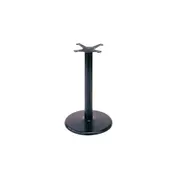 G & A B18 Metal B Series Table Base, 18" dia. spread, 3" column, dining height, cast iron, black powder coat finish 1 image