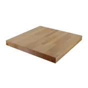 G & A BBU42 42 Inch Round Solid Beechwood Butcher Block Restaurant Table Top 1 image