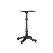 G & A BFO2222 BF Series 22x22 Dining Height Table Base, Black Powder Coat, Aluminum 1 image