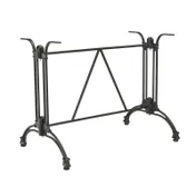 G & A CA2436 CA Series Table Base, 24x36, Dining Height, Black Powder Coat, Aluminum 1 image