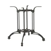 G & A CA3232 CA Series 32x32 Dining Height Table Base, Black Powder Coat, Aluminum 1 image