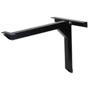 G & A CL33 CL Series Cantilever Table Base, 33x19.5 Base Spread, Black Powder Coat Steel 1 image