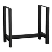 G & A LBI72 I Beam Table Base, 29.5x71.5, Dining Height, Black Powder Coat, Heavy Duty Steel 1 image