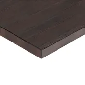 G & A PRO30-QUICKSHIP Pro Series 30" Round Solid American Red Oak Table Top, 1-3/4" Thick, Walnut Finish 1 image