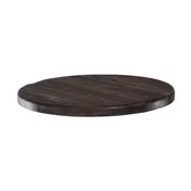 G & A RA36 Reclaimed Solid Wood Round Restaurant Table Top, 36" dia., 1-3/4" thick 1 image