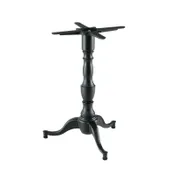 G & A SBH322 SB Series Cast Iron Bar Height Table Base, 22x22, Black Powder Coat Finish 1 image