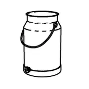 GET 3131210 Frilich Replacement Container, 5.3 Qt. (1.3 Gallon / 5 Liter) 1 image