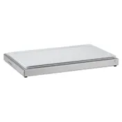 GET 6254020 Display Set, Rect 21-3/5"x13-7/10"x2-1/5" H, China Plate 6 Packs, Tray, Steel Base - Set 1 image