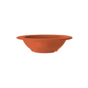 GET B-127-RO Diamond Mardi Gras Bowl, 7" Diameter, 12-15 oz, Orange Melamine - Dozen 1 image