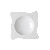 GET B-1612-W Las Brisas Bowl, 6 Oz, 7" Dia x 1" H, Round, Melamine, White, Dishwasher Safe, NSF 1 image