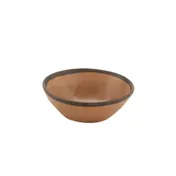 GET B-180-TP - 7" Round Melamine Salad/Soup Bowl, 16 Oz, Brown, Dishwasher Safe, NSF - Dozen 1 image