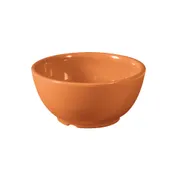 GET B-45-PK Diamond Harvest Bowl, 4-1/2" Dia x 2-1/4" H, 10-11 oz, Orange Melamine, NSF - 1 Dozen 1 image