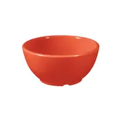 GET B-45-RO Diamond Mardi Gras Bowl, 4" Diameter, 10-11 Oz, Melamine, Orange - Dozen 1 image