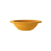 GET B-454-TY Mardi Gras Bowl, 4-1/2 Oz., 4-3/4" x 1-1/4" H, Melamine, Tropical Yellow - 1 Dozen 1 image