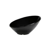 GET B-785-1-BK Black Elegance 10 Oz. Bowl, 6" Dia. x 3" H, Melamine, BPA-Free, Dishwasher Safe 1 image