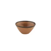 GET B-80-TP - 8-Oz Salad/Soup Bowl, 5" Dia. X 2" H, Brown Melamine, Dishwasher Safe - 1 Dozen 1 image