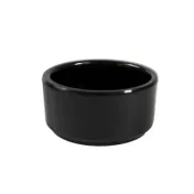 GET B216SM-B Elite Global Solutions Ramekin, 1-1/2 Oz., 2-1/8" Dia. X 1-1/4"H, Melamine, Black 1 image