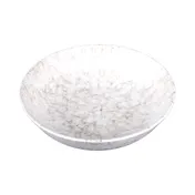 GET B387722-BRM Elite Solutions Bowl, 7 1/4" Dia. x 2" H., 26 Oz., Round, Melamine, Brown Marble 1 image